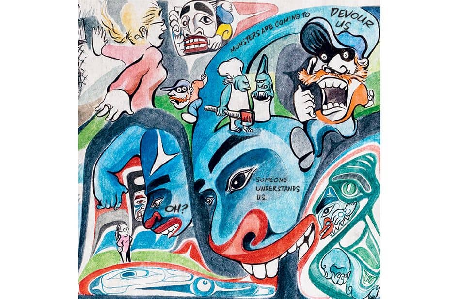 Michael Nicoll Yahgulanaas' 'Carpe Fin' Tells Its Story at Seattle Art Museum Michael Nicoll Yahgulanaas' 'Carpe Fin' Tells Its Story at Seattle Art Museum